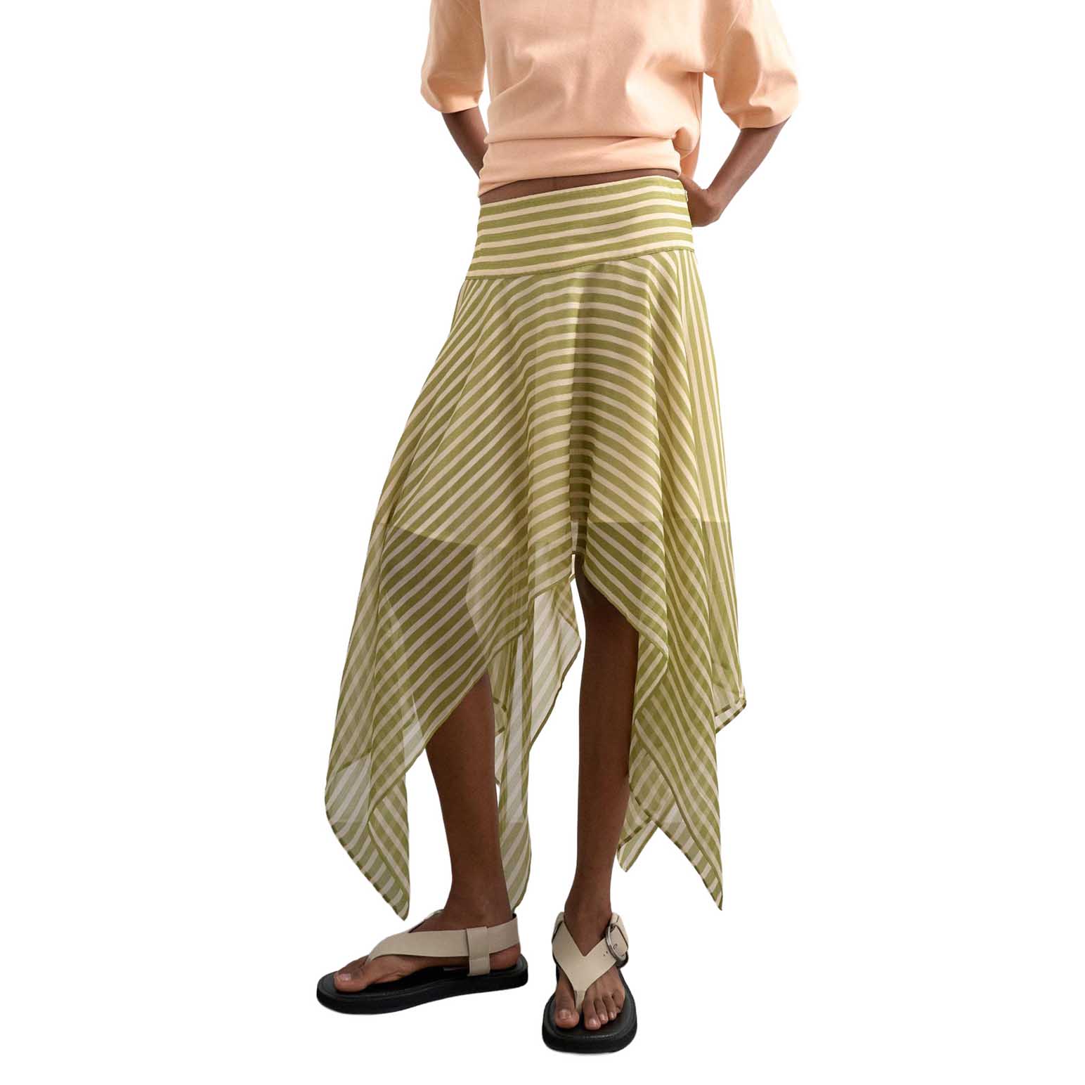 TOPSHOP Nata Hanky Hem Mini Skirt
